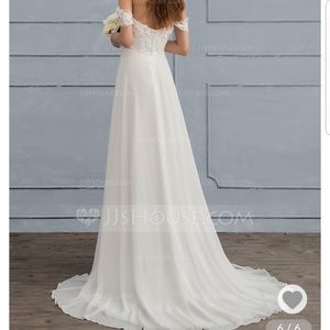 Wedding or prom gown dress with train